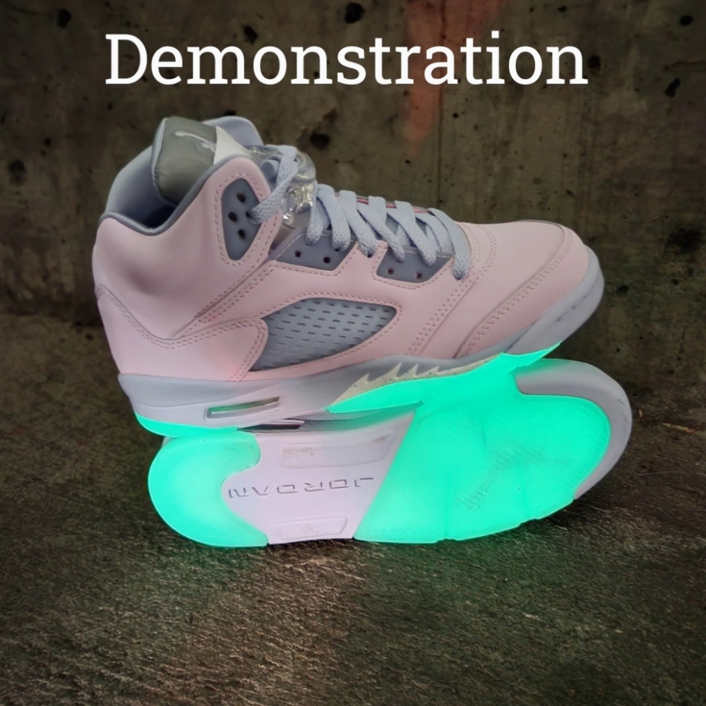 The Air Jordan 5 Easter (2022) features a Regal Pink